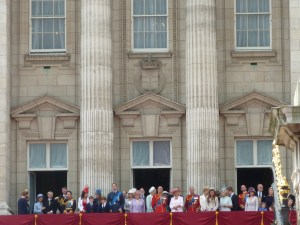 Trooping the Colour 2010 Royal family on the balcony