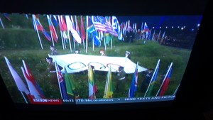 olympic opening ceremony, london2012 olympics, the olympic bell, olympic flag, 3 days in london