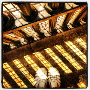 waiting for the arrival of a future king...