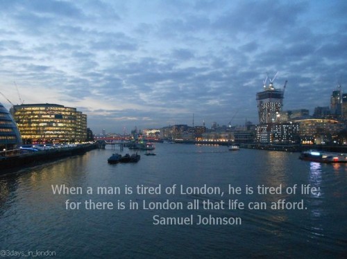london and the river thames