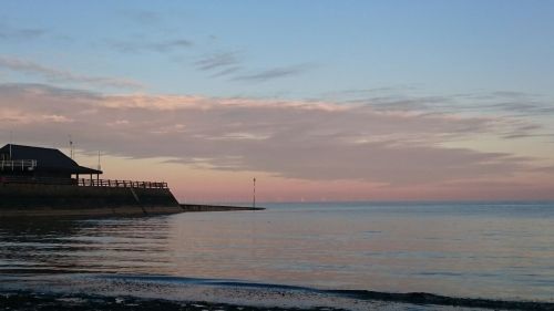 sunset over Viking Bay, Broadstairs