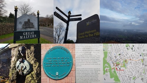 Great Malvern - climbing Worcestershire Beacon