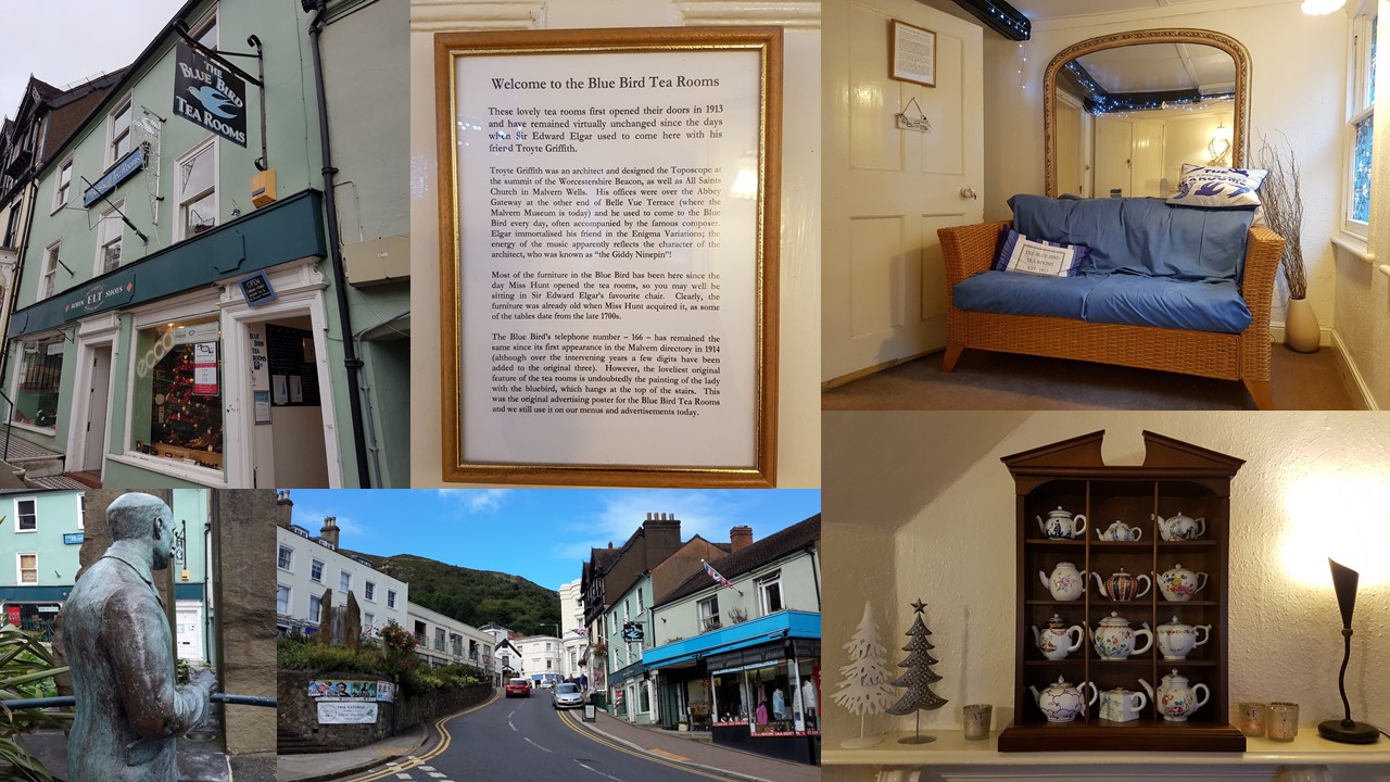 the blue bird tearoom and edward elgar