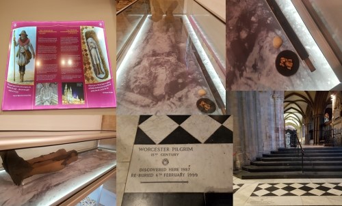 wanering the lanes of worcester, 15th century pilgrim