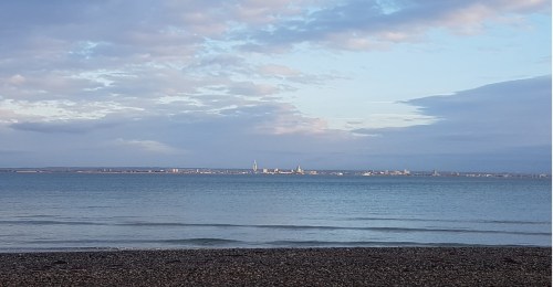 The Spinnaker in Portsmouth - across The Solent from Ryde, Isle of Wight