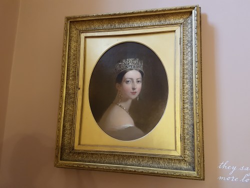 The young Queen Victoria at Kensington palace