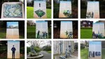 history boards in st stephens green&nbsp;dublin