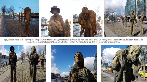 memorials in dublin, great potato famine