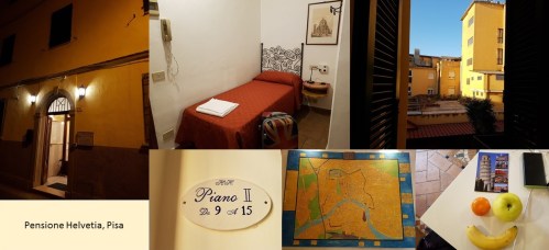 Pensione Helvetia in Pisa, Italy