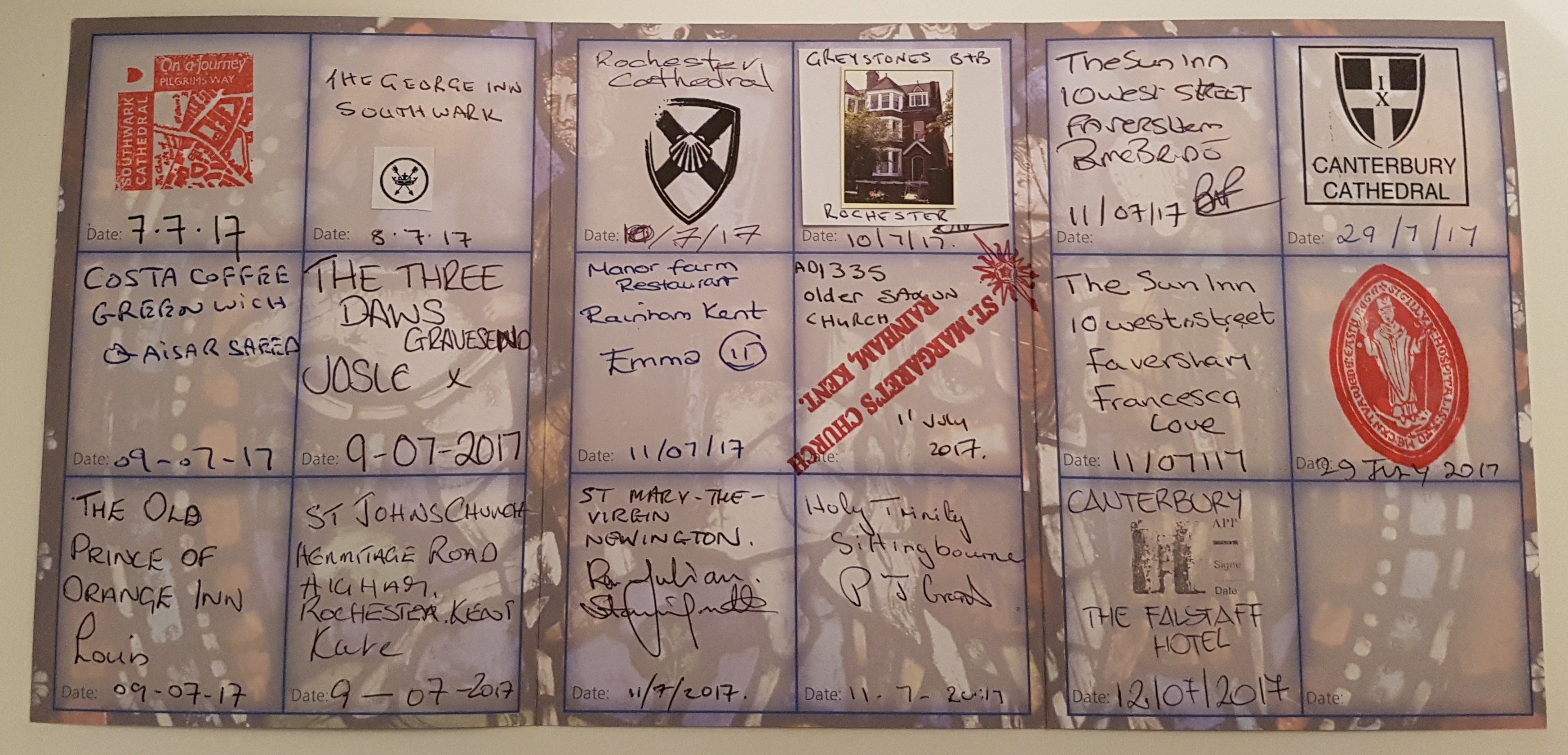 Pilgrim's Passport - Southwark to Canterbury In the footsteps of Chaucer