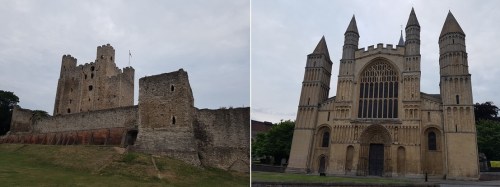Rochester Castle and Rochester Cathedral