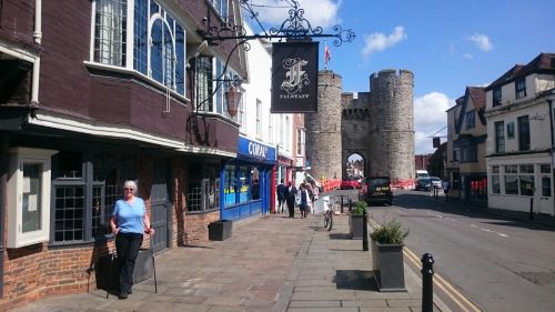 arriving in Canterbury