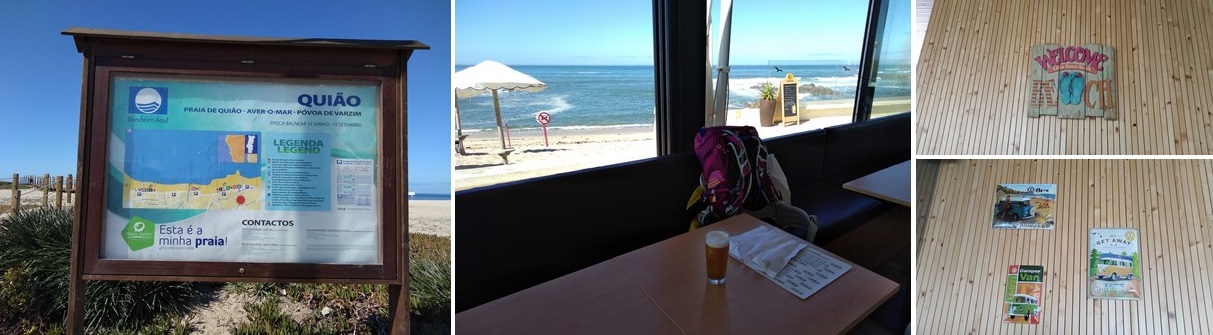 portuguese coastal route from porto to santiago