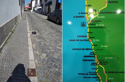 camino de santiago, portuguese coastal route porto to santiago, esposende
