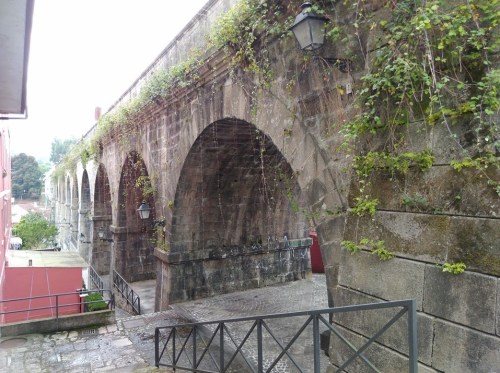 viaduct in redondela, camino de santiago, o porrino to arcade, walking the camino, portuguese coastal and central route,