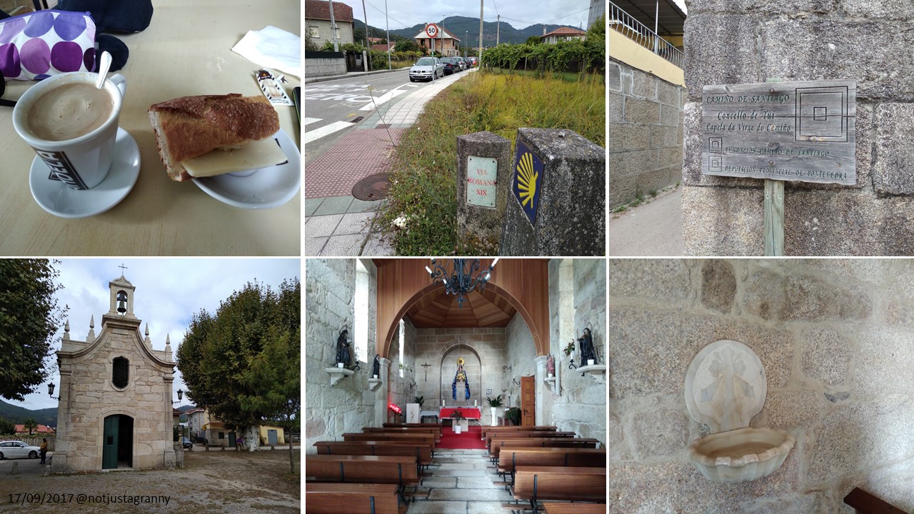 capela virxen do camino, via romana xix tui, Camino Portugues, Camino de Santiago, tui, spain, camino de santiago, portuguese coastal route, portuguese central route to santiago, walking the camino, porto to santiago, walk 1000 miles, over the hill and still travelling, baby boomers, silver surfers, the boomer generation, things to do in your 60s, bucket list for the older generation,