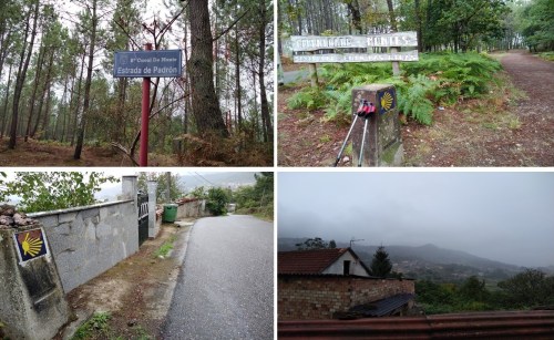 estrada de padron, camino de santiago, o porrino to arcade, walking the camino, portuguese coastal and central route,