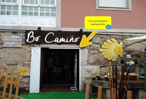 bo camino mos, walking through the galician countryside, camino de santiago, o porrino to arcade, walking the camino, portuguese coastal and central route,