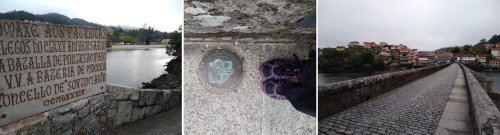 ponte sampaio in arcade spain, camino de santiago, porto to santiago, portuguese coastal route, portuguese central way, tui to santiago, pilgrimage to santiago, solo women on the camino, camino for women over 60, baby boomers travel, walk 1000 miles