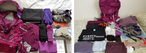 packing for the camino, how to pack a backpack, camino de santiago, long distance walking, portuguese coastal route, porto to santiago, solo travel, women who travel on their own, baby boomers travel