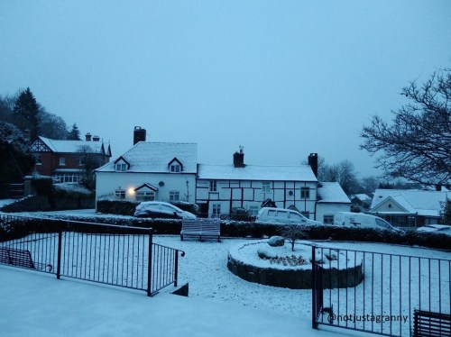 snow in wales, winter weather, villages of wales, travel diaries
