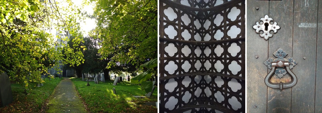 st nicholas church montgomery, welsh countryside, war memorial montgomery, places to see in wales,