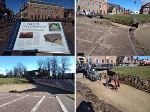 chester roman amphitheatre, chester, roman fort, chesters clock, roman city walls chester, explore chester, things to do in chester, chester high cross, britains oldest shopping arcade. black and white buildings of chester, domesday book town, chester city walls