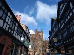 chester cathedral, explore chester, walled cities, roman cities, explore england, historic england, black and white&nbsp;architecture,