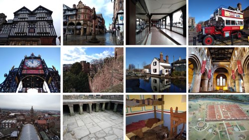 chester, eastgate clock, project 101, not just a granny travels, places of the uk, domesday book towns