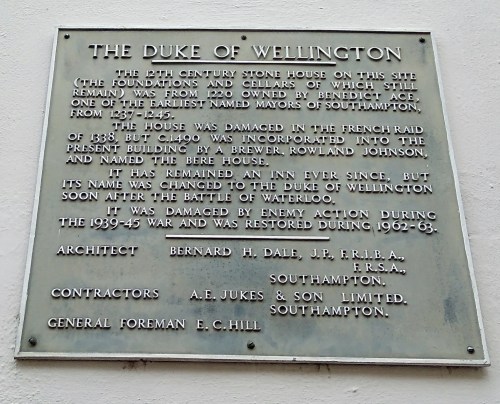 the duke of wellington southampton england, explore southampton, visit southampton