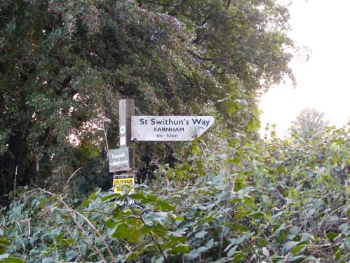 walking the pilgrims way, map my walk, winchester to canterbury along the pilgrims way, long distance walks uk, solo walking for women, domesday book villages, day 3 alton to farnham
