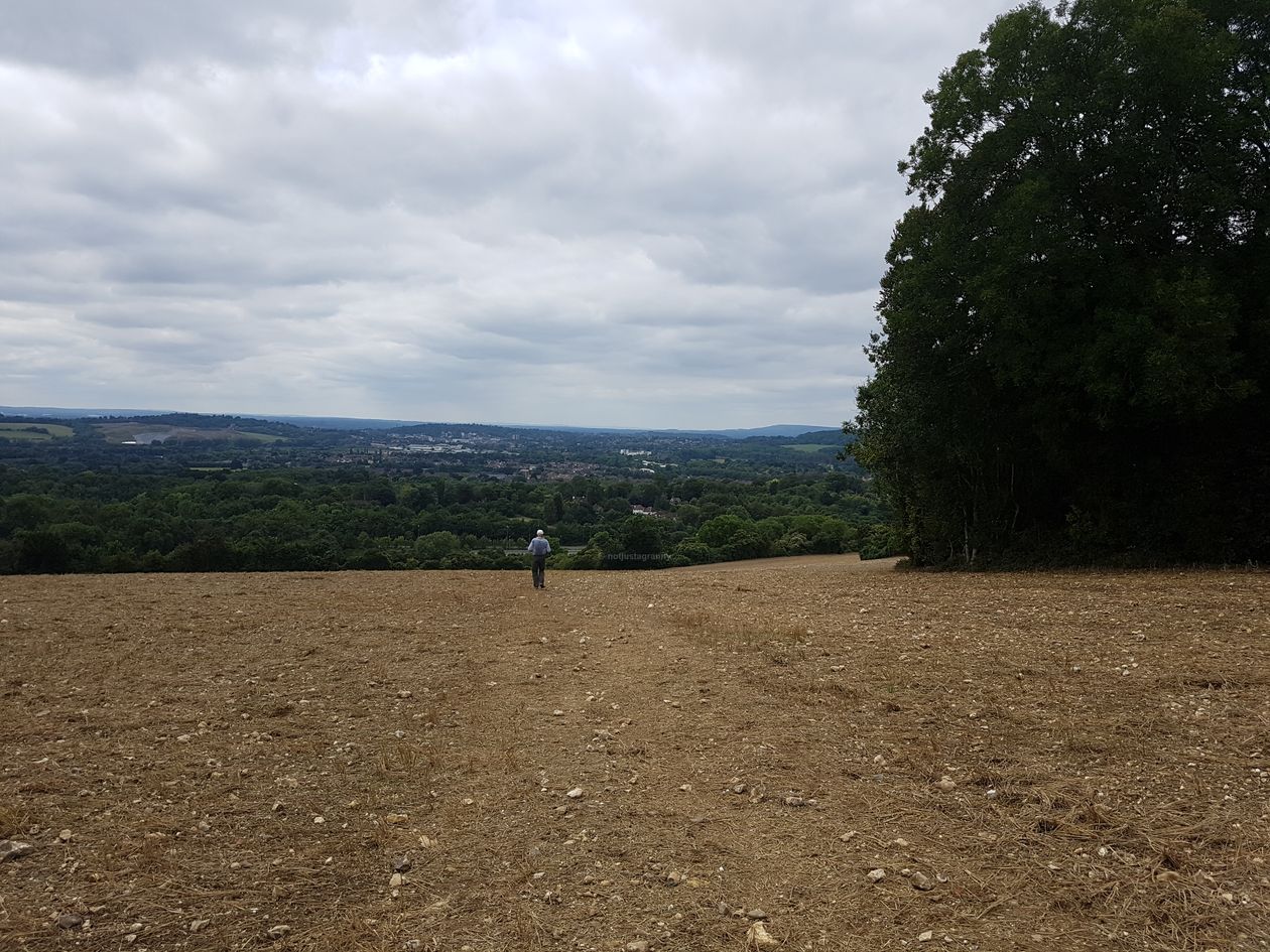 walking the pilgrims way, the pilgrims way winchester to canterbury, long distance walks england, women walking solo, merstham to oxted, the north downs way