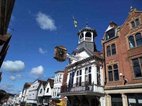 guildhall guildford, history of guildford, walking the pilgrims ways, long distance walks of england