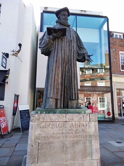 george abbot guildford, the three pigeons guildford, history of guildford, walking the pilgrims ways, long distance walks of england