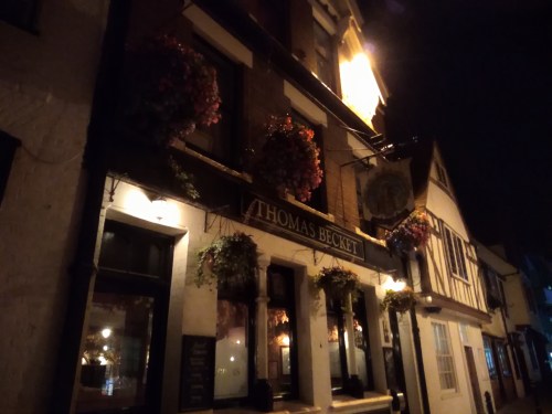 canterbury by night, the pilgrms way winchester to canterbury