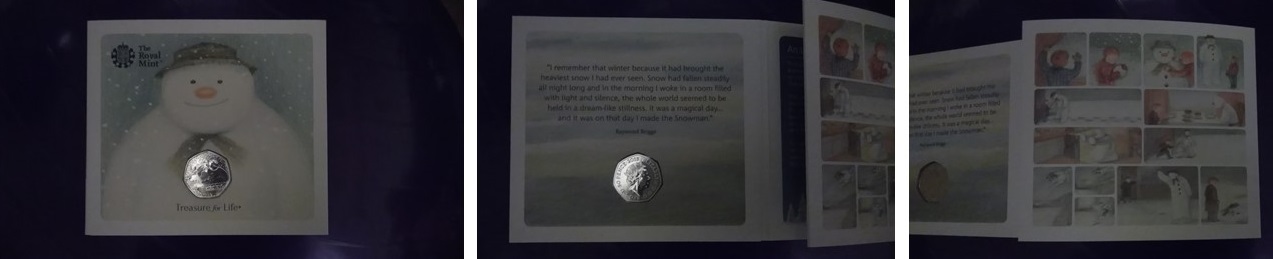 the snowman 40th anniversary coin