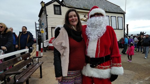 walk 1000 miles, broadstairs, new years day swim, meeting santa