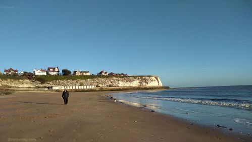 sunrise on the isle of thanet, flood warnings for kent, amy johnson story herne bay