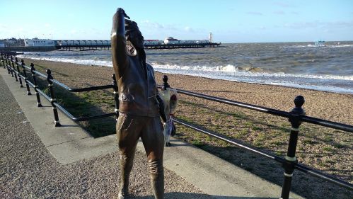 sunrise on the isle of thanet, flood warnings for kent, amy johnson story herne bay